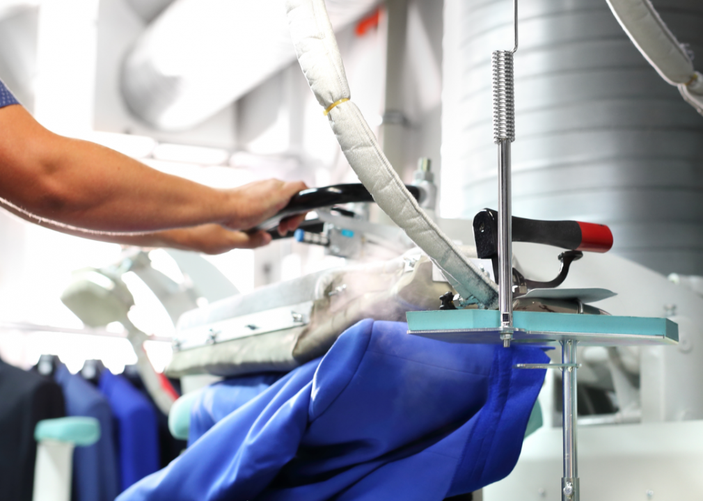 #1. Pressers, textile, garment, and related materials